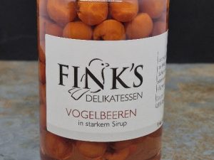Vogelbeeren in starkem Sirup