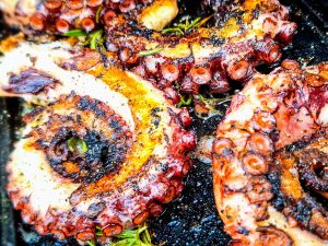Zarter Oktopusarm - sous-vide vorgegart