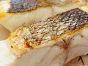 Zanderfilet mit Haut